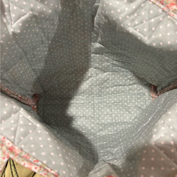 Handmade Floral Patchwork quilted Tote Bag - Multicolor NWOT - Picture 5 of 8